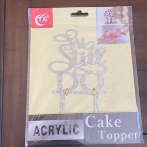 Wedding/anniversary cake topper